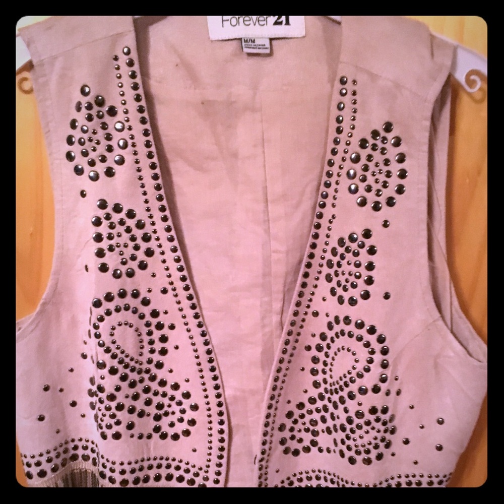 Forever21 Fringe vest